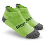 KIT 3 Pares de Meia Masculina Runner - Preto/Branco/Verde