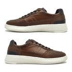 Sapatenis Casual Apolo em Couro Masculino - Brown