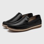 Mocassim Masculino Laroche Arpoador em Couro - Preto