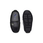 Mocassim Bali Babie de Couro - Preto/Vinho