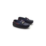 Mocassim Bali Babie de Couro - Royal/Vermelho