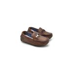 Mocassim Bali Babie de Couro - Brown/Vinho