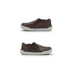 Slip On Charge Babie de Couro - Brown