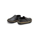 Slip on Iate Charge Babie de Couro - Preto