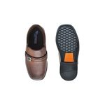 Sapato Social Fortaleza Babie Couro com Fivela - Brown