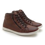 Sapatenis Cano Alto Masculino LRC Cayene - Brown