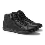 Sapatenis Cano Alto Masculino LRC Cayene - Preto