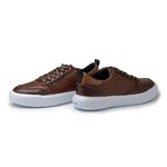 Sapatenis Casual Masculino em Couro Cell - Brown