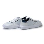 Sapatenis Casual Masculino em Couro Cell - Branco