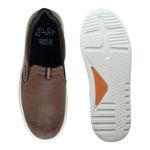 Slip On Iate Masculino Connect em Couro - Brown