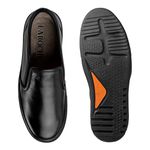 Slip On Yate Masculino Connect em Couro - Preto + Brinde Porta Cartão