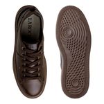 Sapatenis Casual Masculino Dublin em Couro - Chocolate