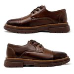 Sapato Derby Laroche Everest em Couro - Chocolate