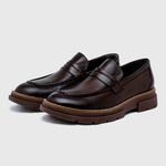 Sapato Loafer Laroche Everest em Couro - Café