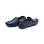 Mocassim Bali Infantil de Couro - Royal/Vermelho