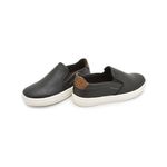 Slip On Yate Infantil Stratus em Couro - Preto/Whisky