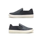 Slip On Yate Infantil Stratus em Couro - Marinho