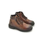 Bota Infantil em Couro Vacanza - Brown