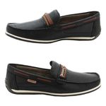 Mocassim em Couro Paraty Masculino Preto 