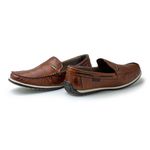 Mocassim Paraty Masculino de Couro - Brown