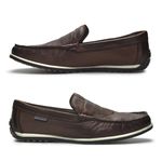 Mocassim Paraty Masculino de Couro - Brown