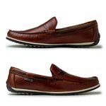 Mocassim Paraty Masculino de Couro - Brown