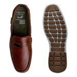 Mocassim Paraty Masculino de Couro - Brown