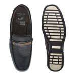 Mocassim Paraty Masculino de Couro - Preto