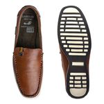 Mocassim Paraty Masculino de Couro - Brown