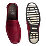 Mocassim Paraty Masculino de Couro - Vermelho E L