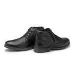 Bota Saara Masculina em Couro Legítimo - Preto