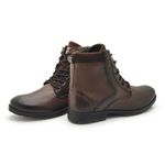 Bota Saara Masculina em Couro - Marrom