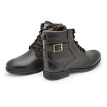 Bota Saara Masculina em Couro - Café