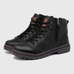 Bota em Couro Masculina Vacanza - Preto