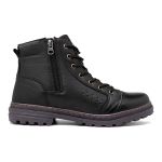 Bota em Couro Masculina Vacanza - Preto