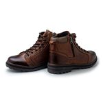 Bota em Couro Masculina Vacanza - Brown/Café/Whisky