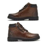 Bota em Couro Masculina Vacanza - Brown/Café 