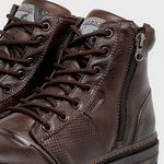 Bota Coturno Masculino Laroche Vacanza em Couro - Café