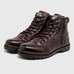 Bota Coturno Masculino Laroche Vacanza em Couro - Café