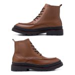 Bota Masculina Londres em Couro Legitimo - Whisky