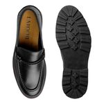 Mocassim Loafer Masculino Londres em Couro - Preto