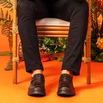 Mocassim Loafer Masculino Londres em Couro - Café