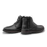 Bota Masculina Londres em Couro Legitimo - Preto