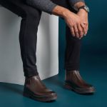 Bota Botina Masculina Londres em Couro Legitimo - Café