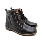 Bota Masculina Montana em Couro - Preto