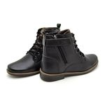 Bota Masculina Montana em Couro - Preto