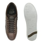 Sapatenis Casual em Couro Masculino North - Brown/Café