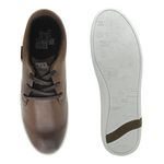 Sapatenis em Couro Masculino North - Brown/Café