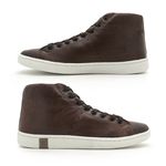 Sapatenis North em Couro Masculino - Brown/Whisky 