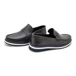 Mocassim Loafer Oasis em Couro - Preto